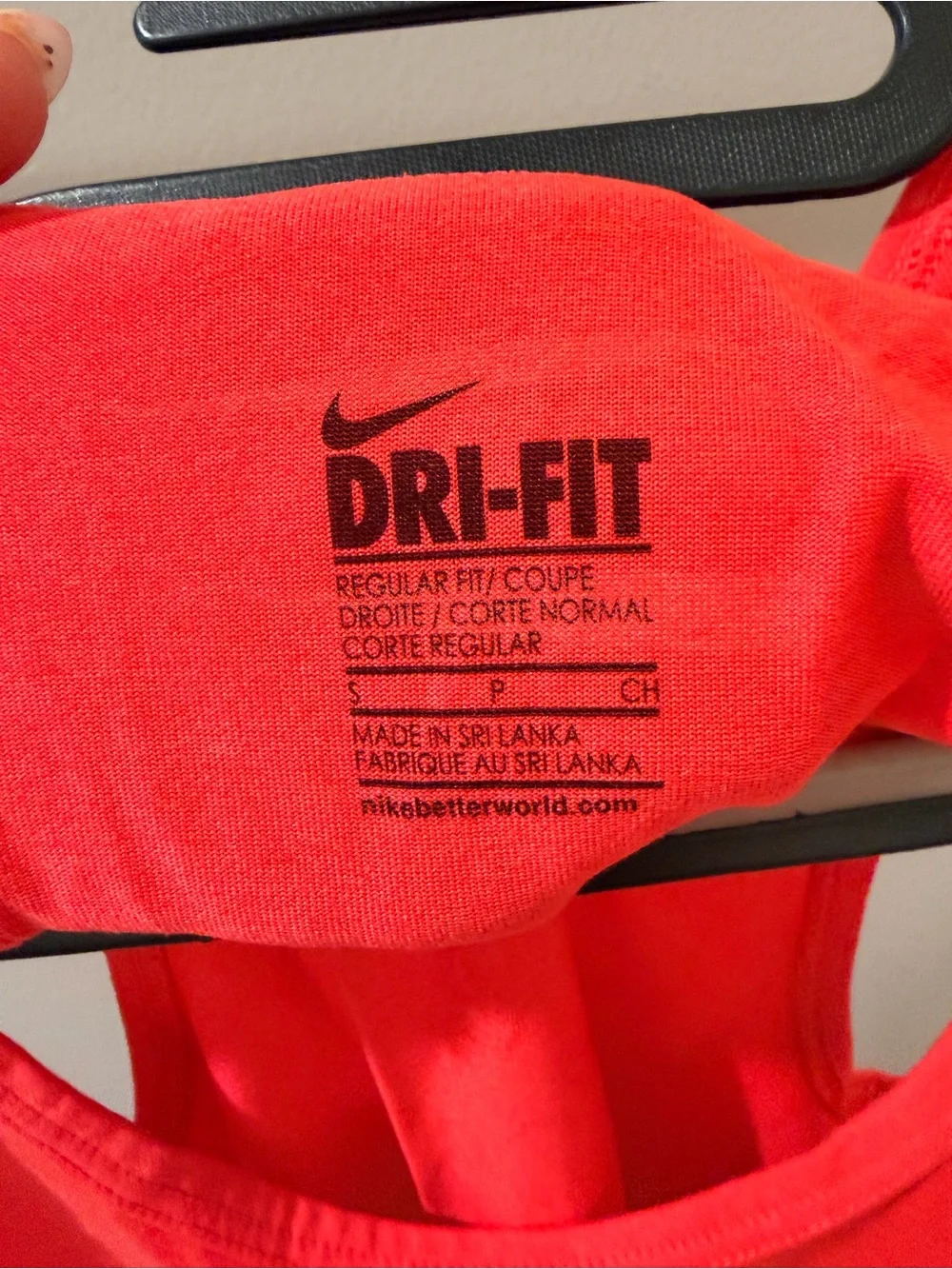 Nike Women’s Neon Coral Racerback Tank